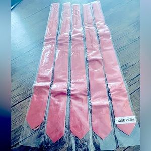 Men Rose Pink Necktie